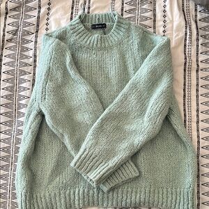 Zara Mint Green Knit Sweater